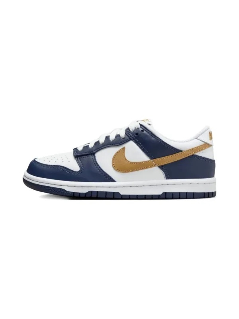 Nike Dunk Low “Midnight Navy Wheat” Kids Size 3Y Sneakers